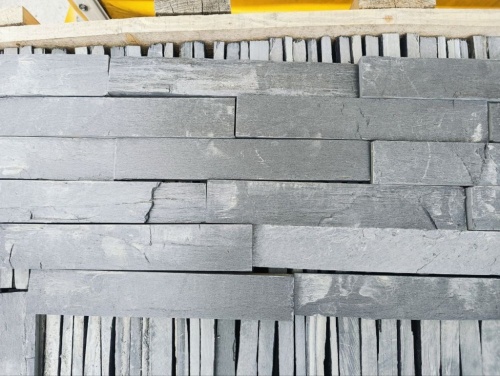 Плитка чёрная из натурального камня фасадная 30 см * 5 см, толщина 7 мм -30 мм купить в Ставропольском крае