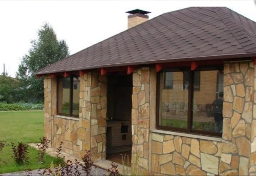 Плитняк златолит жёлтый золотистый для фасада 1,5-3см купить в Ставропольском крае