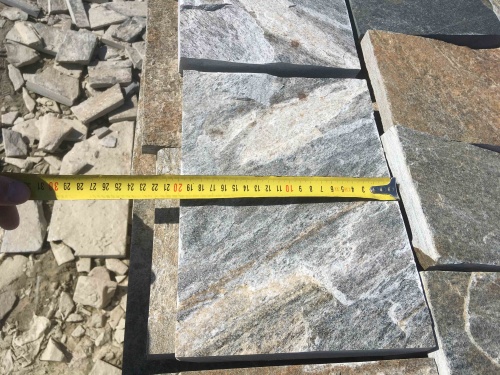 Плитка пилёная златолит Уральский для цоколя, отмостки купить в Ставропольском крае