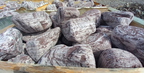 Лемезит галтованные валуны для ландшафтного дизайна